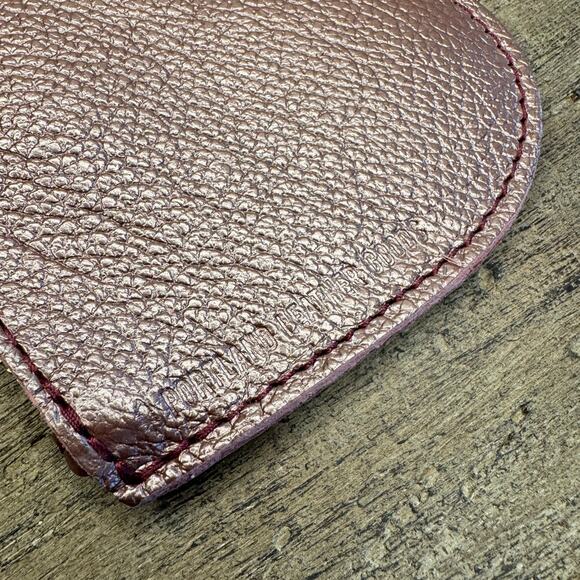 Portland Leather Heart Keychain Pouch FAST SHIP SUPERNOVA Pink Heart NEW - Picture 2 of 4